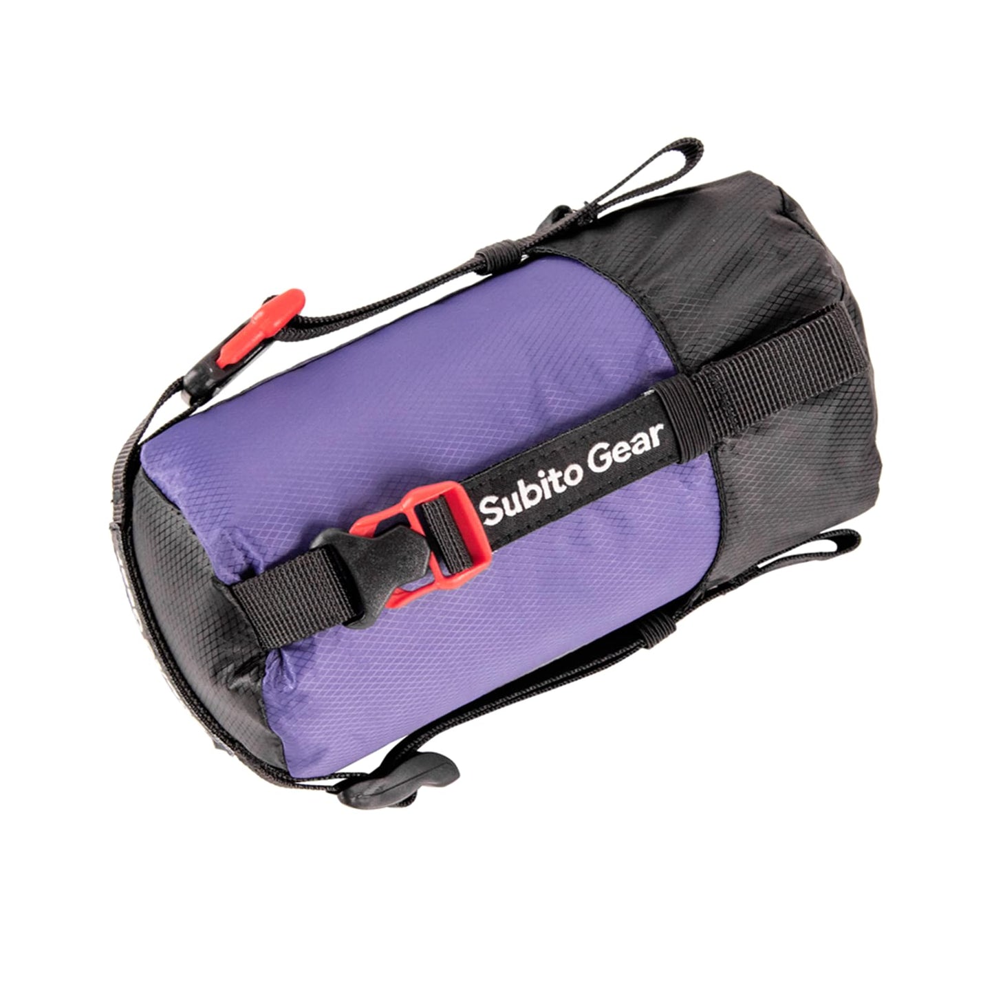 70D Nylon Compression Stuff Sack for Sleeping Bag, Ultralight Stuff Bag Organizer 1L/5L/7L/17L/25L for Traveling Camping Hiking Backpacking (Purple (1-2L))
