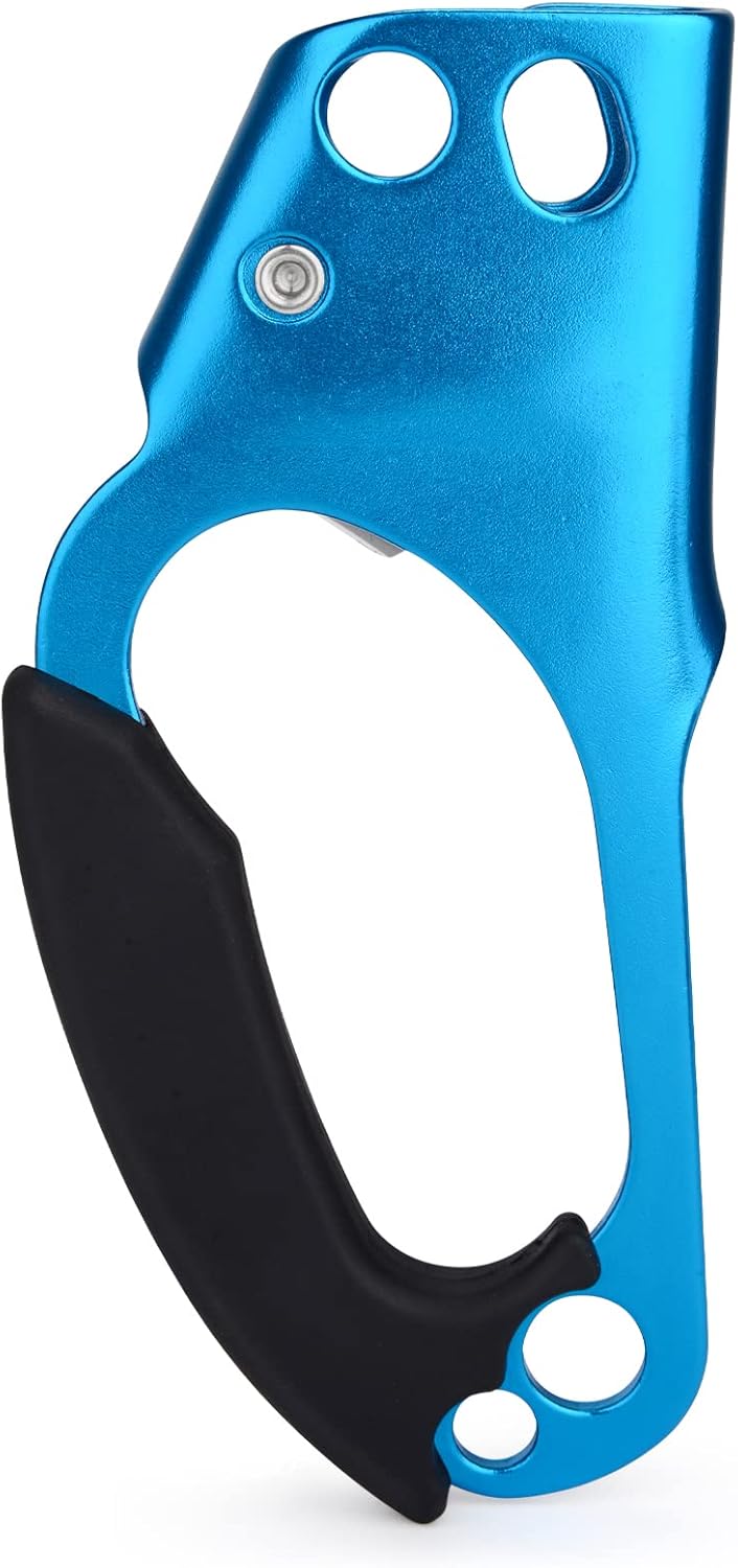 WILDKEN Climbing Hand Ascender Outdoor Mountaineering Tree Arborist Climbing Rappelling Equip Hand Ascender for 8-14MM Rope Left Right Hand Ascender