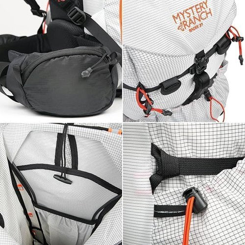 Mystery Ranch Radix 31 Backpack for Women – Lightweight, Adjustable Bag with Removable Frame – White/Sunset, 31L