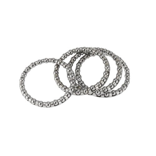 Hihaha 4 Pcs 4mm x 22 Ball Bearings Cages Crank Bearings Wheel Bearing Retainer for Bicycle Durable Material