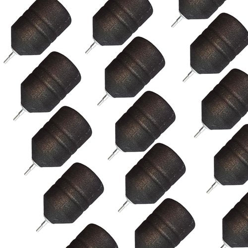 e5e10 12PCS Soft Foam Arrowheads Yellow Diameter 2" Hunting Game Practice Safe Arrow Tips Archery CS Game Shooting Outdoor Camping Game Youth Safe Target Broadheads (Black)