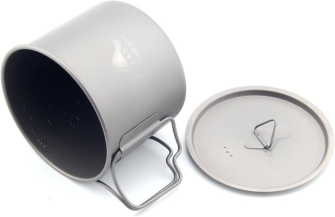TOAKS LIGHT Titanium 550ml Pot (Ultralight Version)