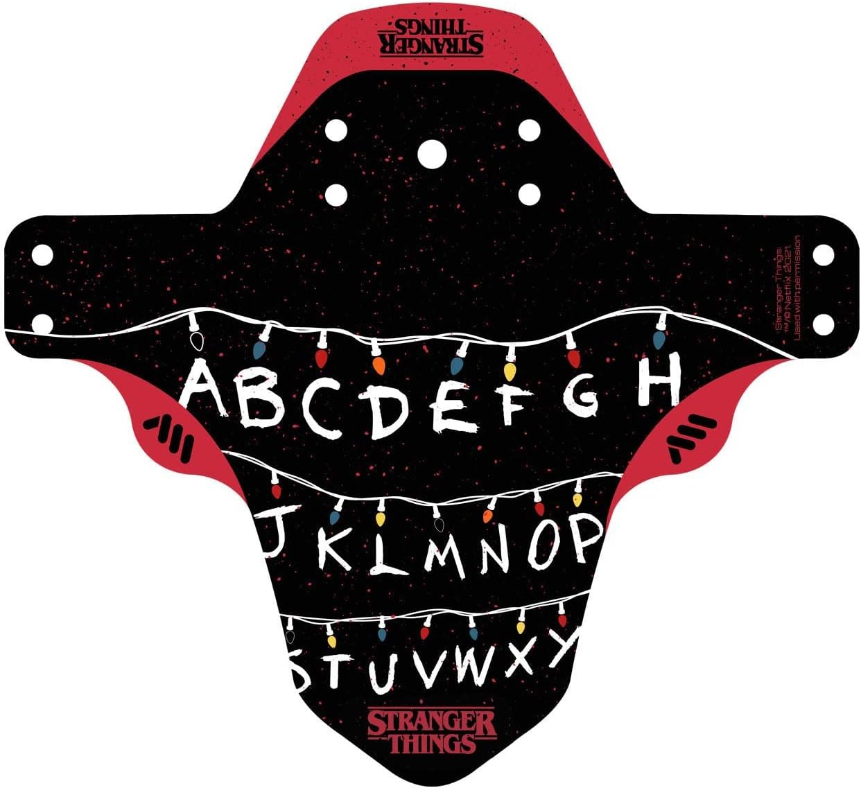 All Mountain Style AMS Front Mudguard – Fits 26’’,27.5’’,29’’, Dazzle/Black