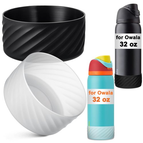 Silicone Boot for Owala 32 oz, Boots for Owala Freesip 32oz, Anti-Slip Protective Sleeve Boot for Owala Water Bottle, Bottom Protector for Bottles, 8.5 CM Boot Fit for Owala 32 oz