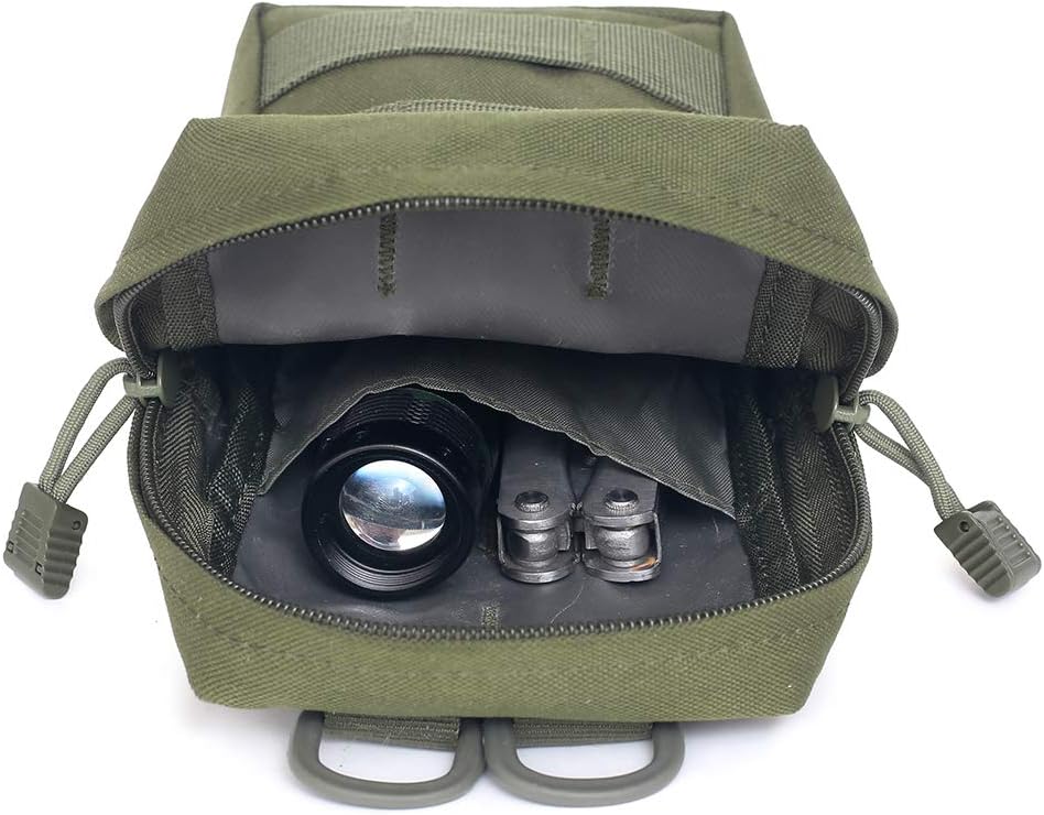 Tacticool 2 Pack Molle Pouches - Tactical Compact Water-Resistant EDC Pouch