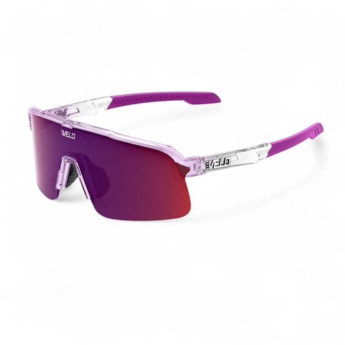 VELO Shades Slider – Phantom – Baseball/Softball Sunglasses – By Jax at The Bullpen Training (Purple, Sml Adult/Youth)