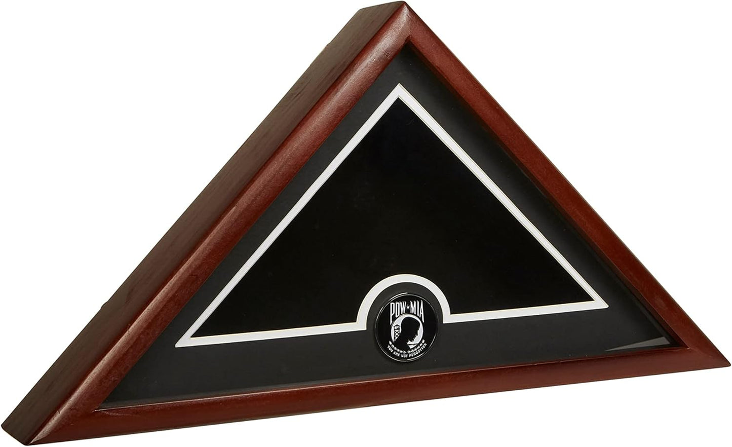 US Flag Display Case with Air Force Medallion Crafted from Premium Quality Materials - Made in USA