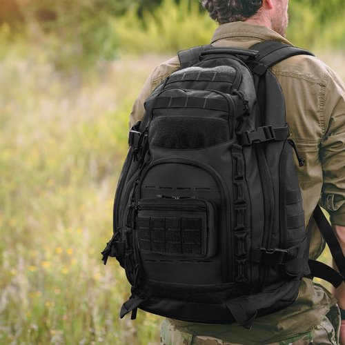 HOUSON Molle Tactical Bag, Belt Bag Pouch Utility Tactical Cell Phone Bag EDC Pouch for Running, Cycling