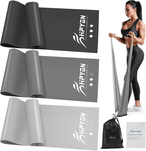 Resistance Bands for Working Out, Ankle Resistance Bands, Physical Therapy Bands for Strength Training, Yoga, Pilates, Stretching, Stretch Elastic Band with Different Strengths, Workout Bands for Home