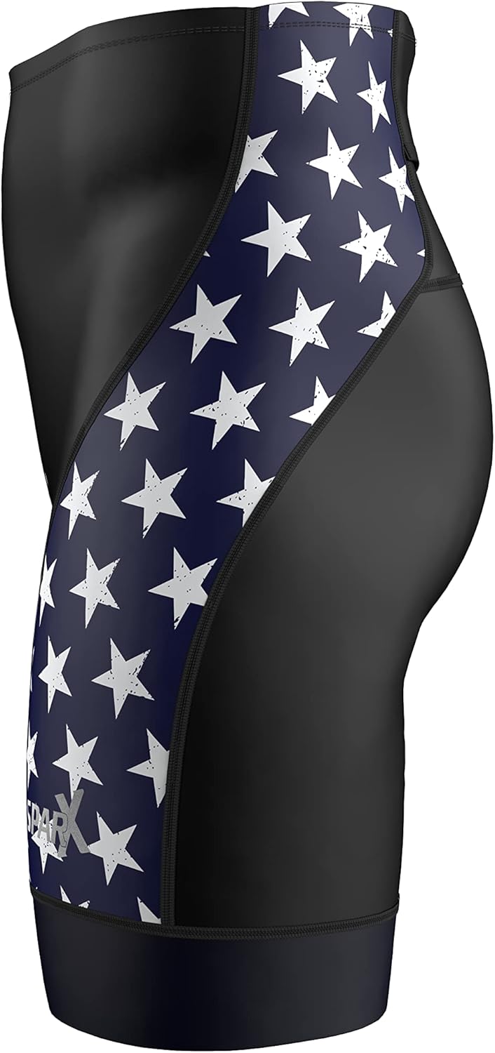 Sparx Men's Active Triathlon Short Tri Cycling Short Swim Bike Run