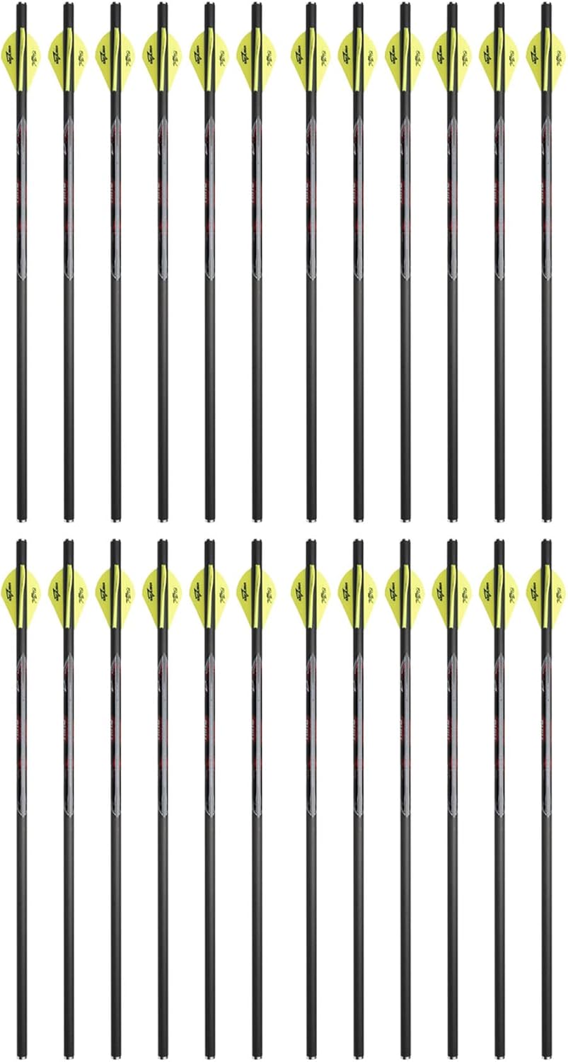 Excalibur Quill 16.5" 250 Grain Crossbow Arrows for Use Twinstrike and Micro Series Crossbows - Choose Carbon or Illuminated Carbon Options
