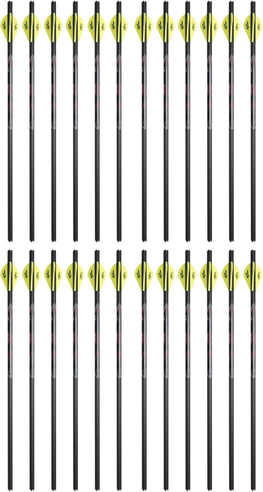 Excalibur Quill 16.5" 250 Grain Crossbow Arrows for Use Twinstrike and Micro Series Crossbows - Choose Carbon or Illuminated Carbon Options