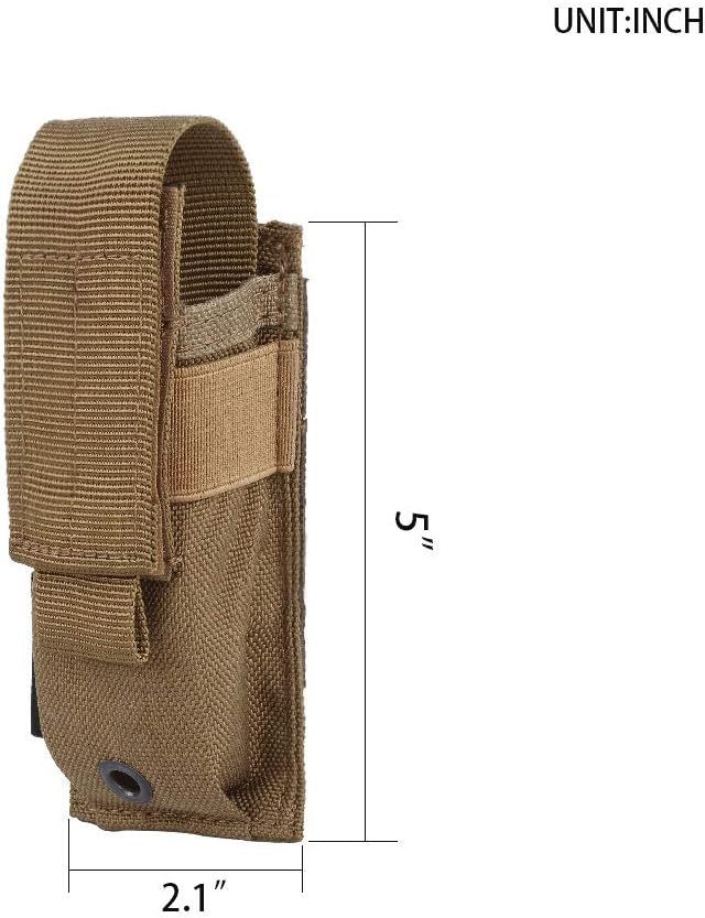 EXCELLENT ELITE SPANKER Molle Single/Double Pistol Mag Pouch Tactical Magazine Pouch Tool Organizer Holder