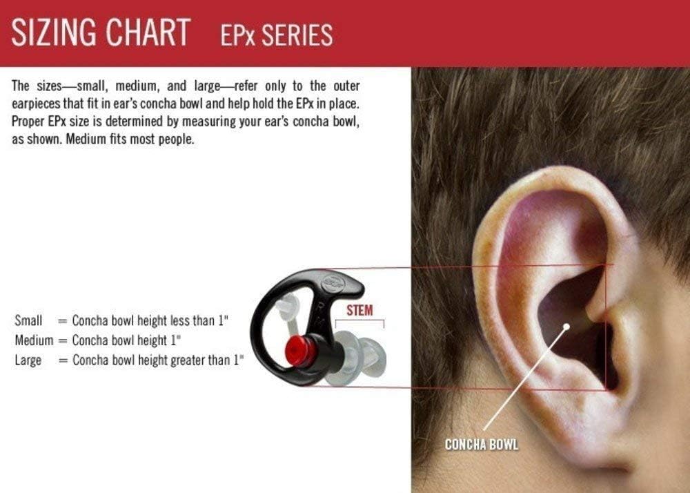 SureFire EP10 Sonic Defenders Ear Plugs - Noise Reduction, Comfortable Fit (1 Pair)