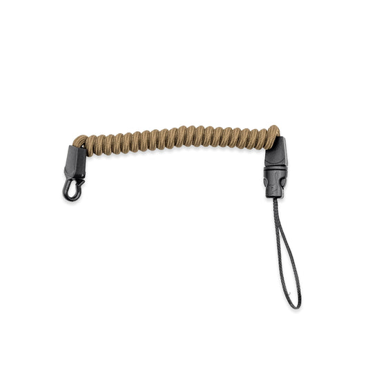 Marsupial Gear Rangefinder Tether - Elastic Coiled Safety Strap for Range Finders with Quick Attach Hook Perfect for Hunting & Bird Watching, Small