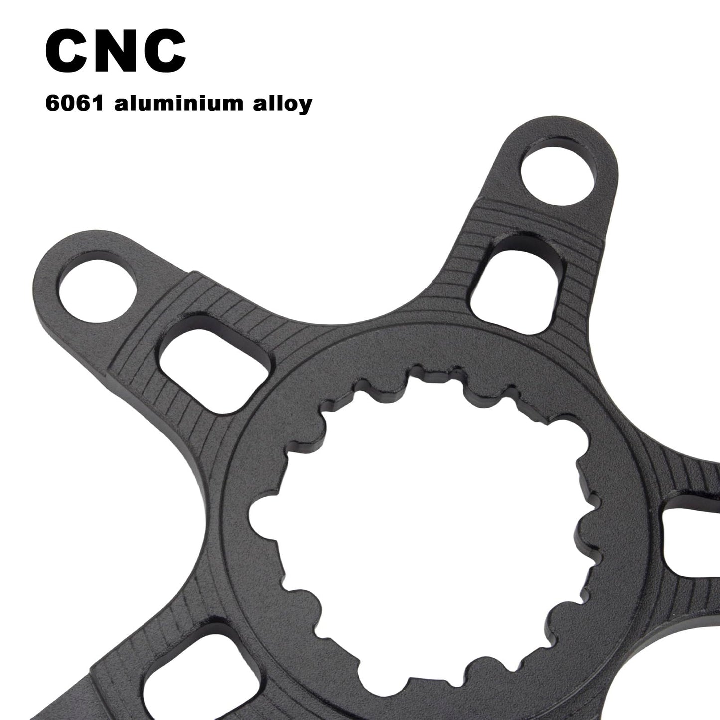 EVOSID Bike Chainring Adapter GXP to 110/130BCD 5 Arms Aluminium Spider Adapter for Sram X9 XX1 X0 X01 GXP, Dub Crank with 5 Bolt (110BCD with 5 bolt)