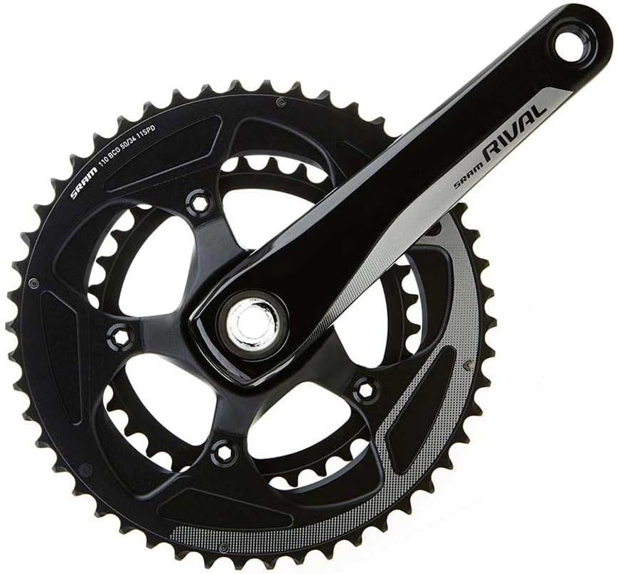 SRAM Rival 22 GXP Crankset with Yaw Technology - Lightweight & Durable Cycling Component