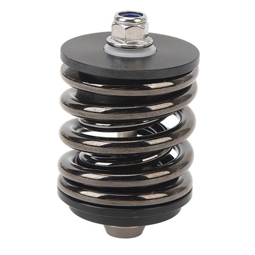 RiToEasysports Folding Rear Shock Absorber, Steel Engineering Plastics Processing Suspension Shock Spring Absorber for Brompton (Noun)