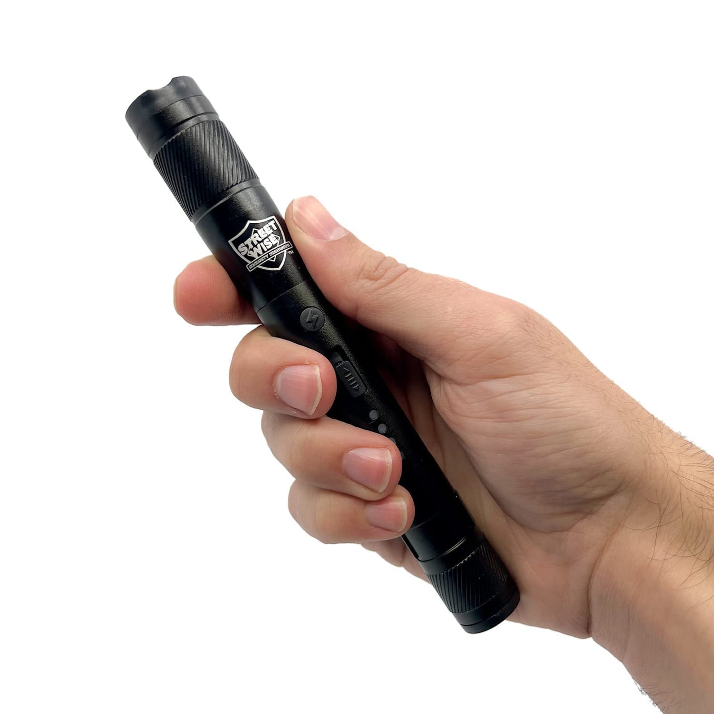 Streetwise Heavy Duty Aluminum Stun Gun Flashlight for Self Defense - Rechargeable LED Flashlight Stun Gun 84,000,000