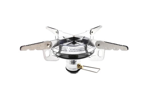 Catermos Portable Camping Stove Burner, with Butane Gas Adapter, For Camping, Backpacking, Outdoor Cooking, Outdoor Fising, Outdoor Hiking, Picnic, etc.