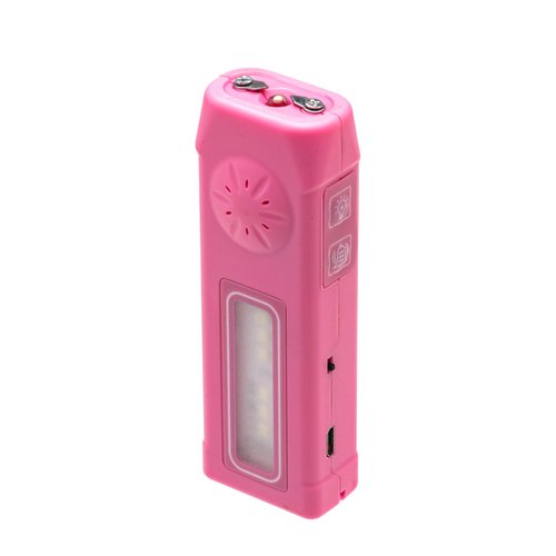 Stun Guns for Women Self Defense, Multifunctional Stun Gun with Flashlight (Pink)