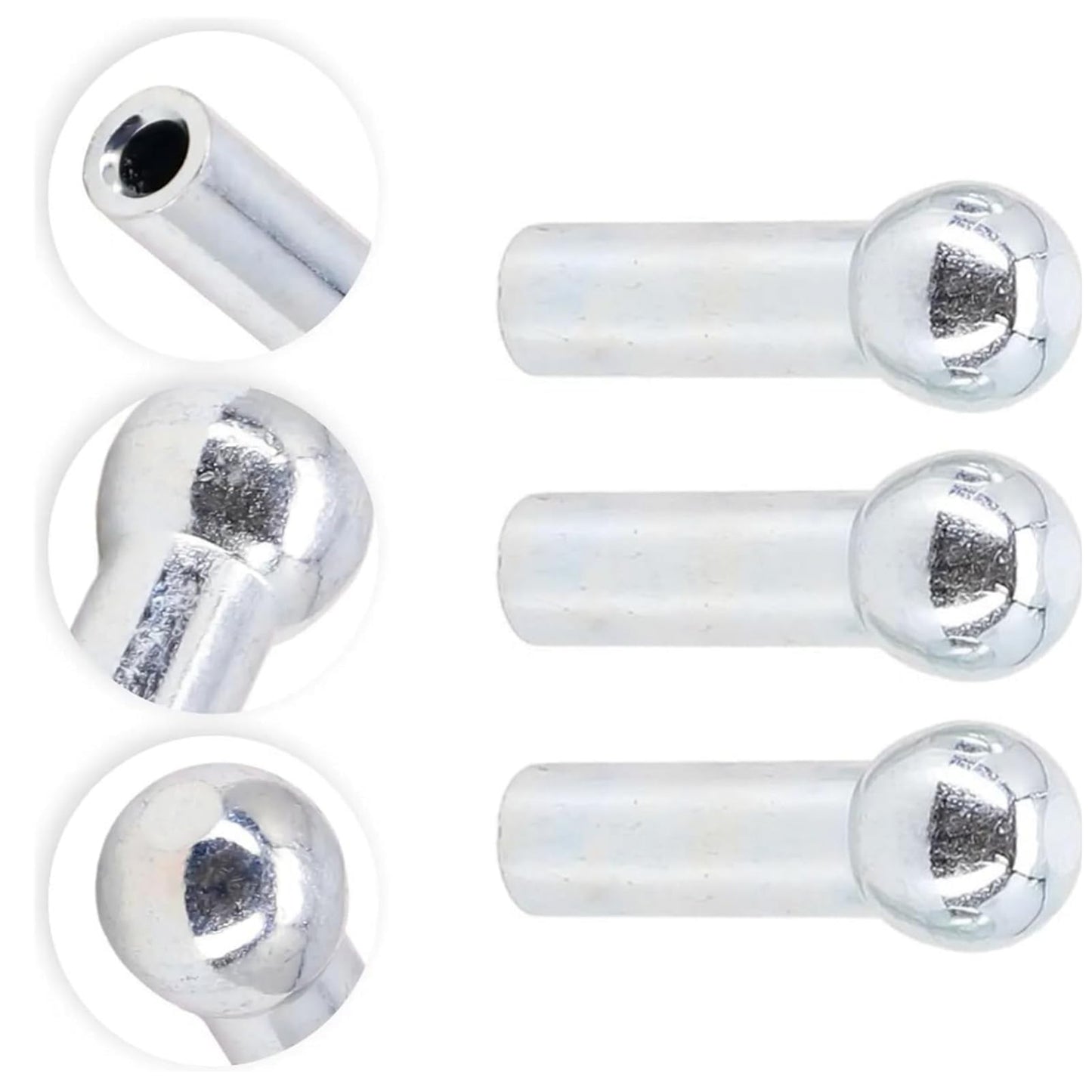 6 Pack Gym Cable Ball Stopper Gym Pulley Machine Stopper Cable Ball Terminals Wire Port Joint Parts Weight Machine Accessories Fitness Equipment Running Yoga Accessories for Home Gym Machine