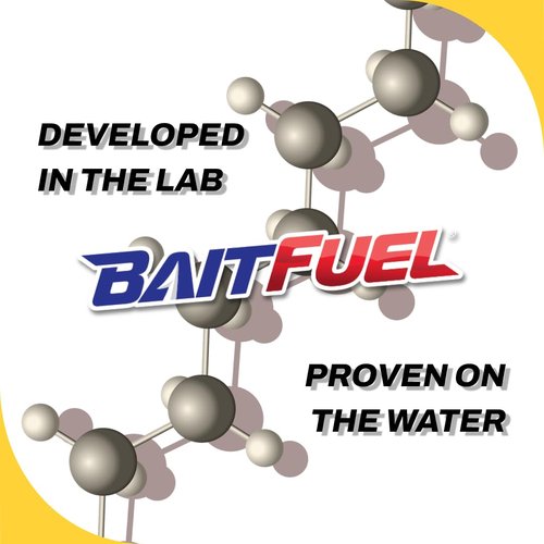 BAITFUEL Twin Tail Creature Bait Infused with Supercharged X55 Formula Gel | 3-Inch, White