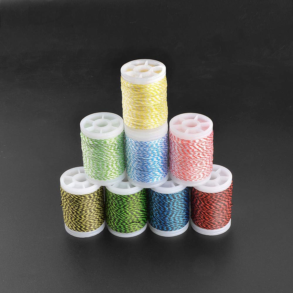 SHARROW 131 yard/120 m Archery Bow String Serving Thread Durable Nylon Bowstring Serving Thread for Compound Recurve Bow Tying Peep Sight Nock Point