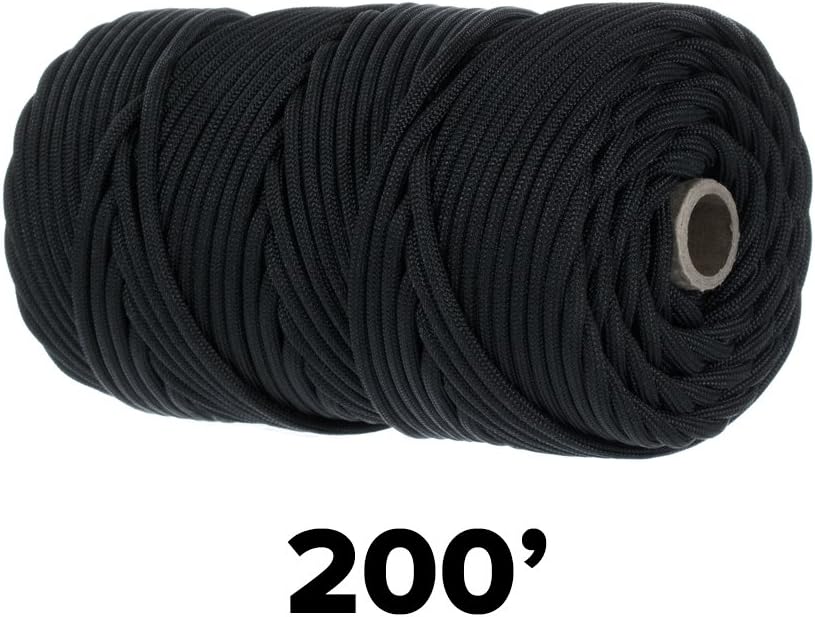 GOLBERG 550lb Parachute Cord Paracord - 100% Nylon Mil-Spec Type III MIL-C-5040-H Paracord