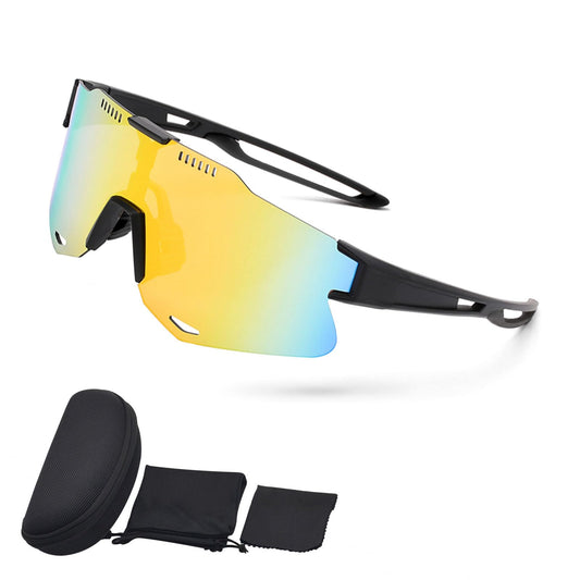 MICOTA Sports Polarized Sunglasses for Men Women，UV400 Sunglasses for Outdoor Sports、Cycling、Driving、Fishing、Running.(Sunglasses yellow)