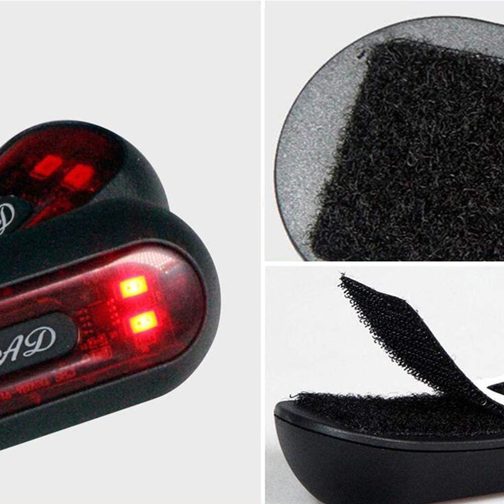 Unifizz LED Helmet Light Safty Warning Night Lamp Motorcycle Bicycle Front and Rear Headlight 1PC