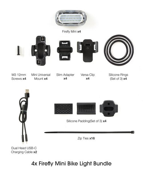 Lumos Signal Light Kit(Firefly Mini - 4 Pack & Remote Control)