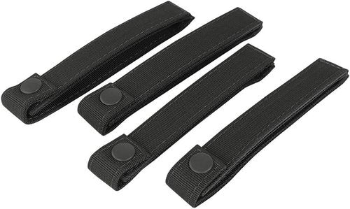 Condor Elite - 6" MOD Straps (4 PCS/Pack) Black