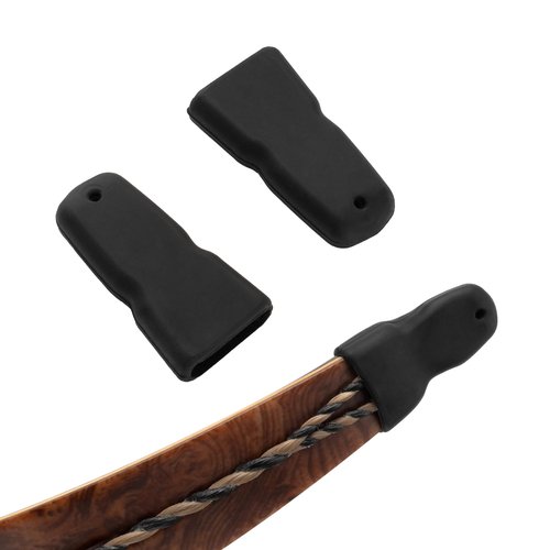 Deerseeker Recurve Bow Tip Protector Longbow Tip Guard Archery Silicon Recurve Tip Protection Hunting Accessories with 2 Pack