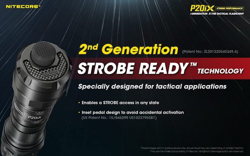 EdisonBright Nitecore P20iX 4000 Lumen USB Rechargeable Professional Tactical Flashlight, Battery Charging Cable