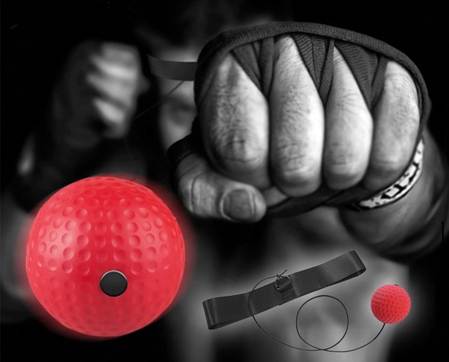 JCYOYO Boxing Reflex Ball, Boxing Training Ball, and MMA Speed Training are The Best Boxing Equipment Training for Adults/Children, Hand Eye Coordination, and Fitness
