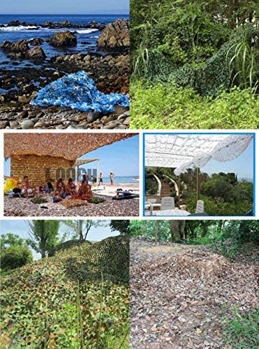 HYOUT Camo Netting Camouflage Net Bulk Roll for Hunting Blinds Ghillie Sunshade, Camping, Military Party Decoration