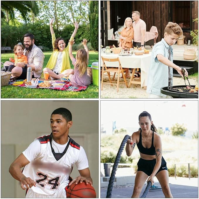 6pcs Cooling Neck Wraps, 24.8x1.97in Neck Cooler Bandanna with Button Neck Cooling Ice Pack Cool Scarf Neck Wrap for Walking Riding Outdoor Hot weather (Tie dye)