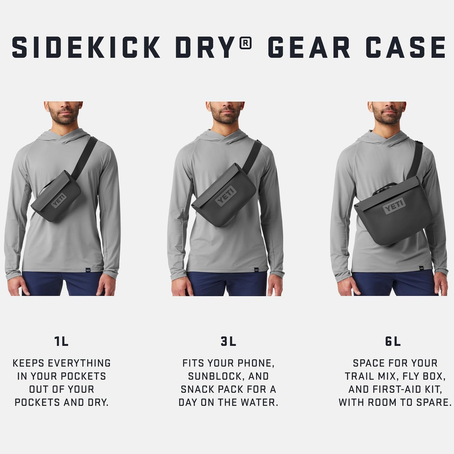 YETI Sidekick Dry 3L Gear Case, Venom