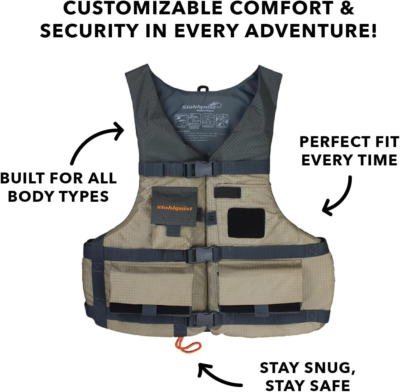 Stohlquist Fisherman Lifejacket (PFD)