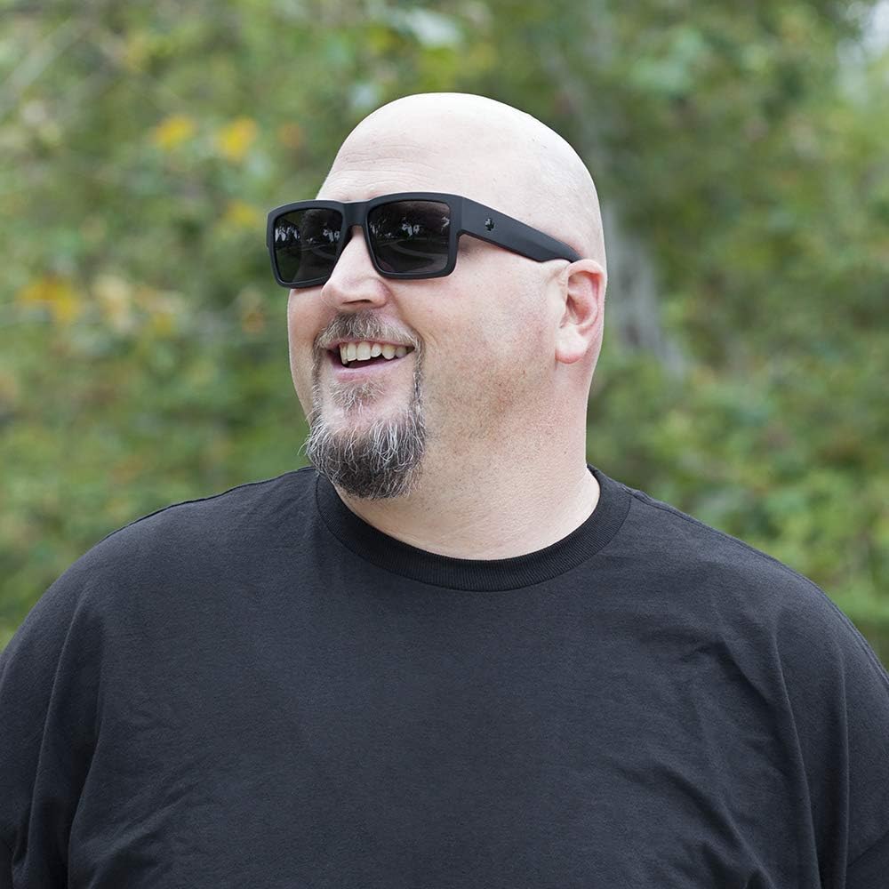 SPY Optic Cyrus, Square Sunglasses, Color and Contrast Enhancing Lenses
