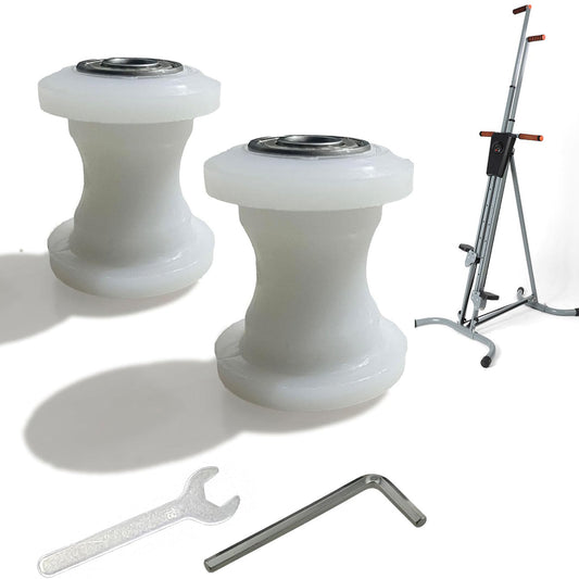 Auterflym Pulley Wheel for Vertical Climber,2pc Wheel Replace for Original Compact Mountain Climber, Stair Stepper Exercise Machines - MXC 2.0 & Climber Classic 1.0 Wheel Replacement Parts