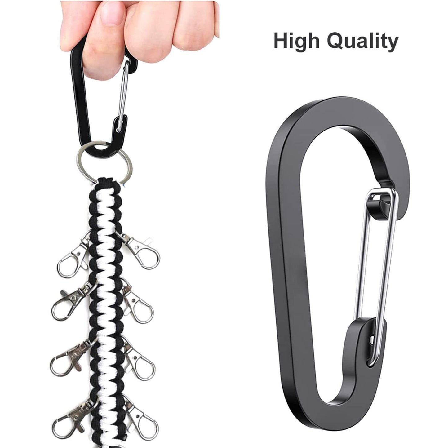 3 Pieces Paracord Cheer Bows Holder Paracord Keychain for Teen Girls High School College Sports