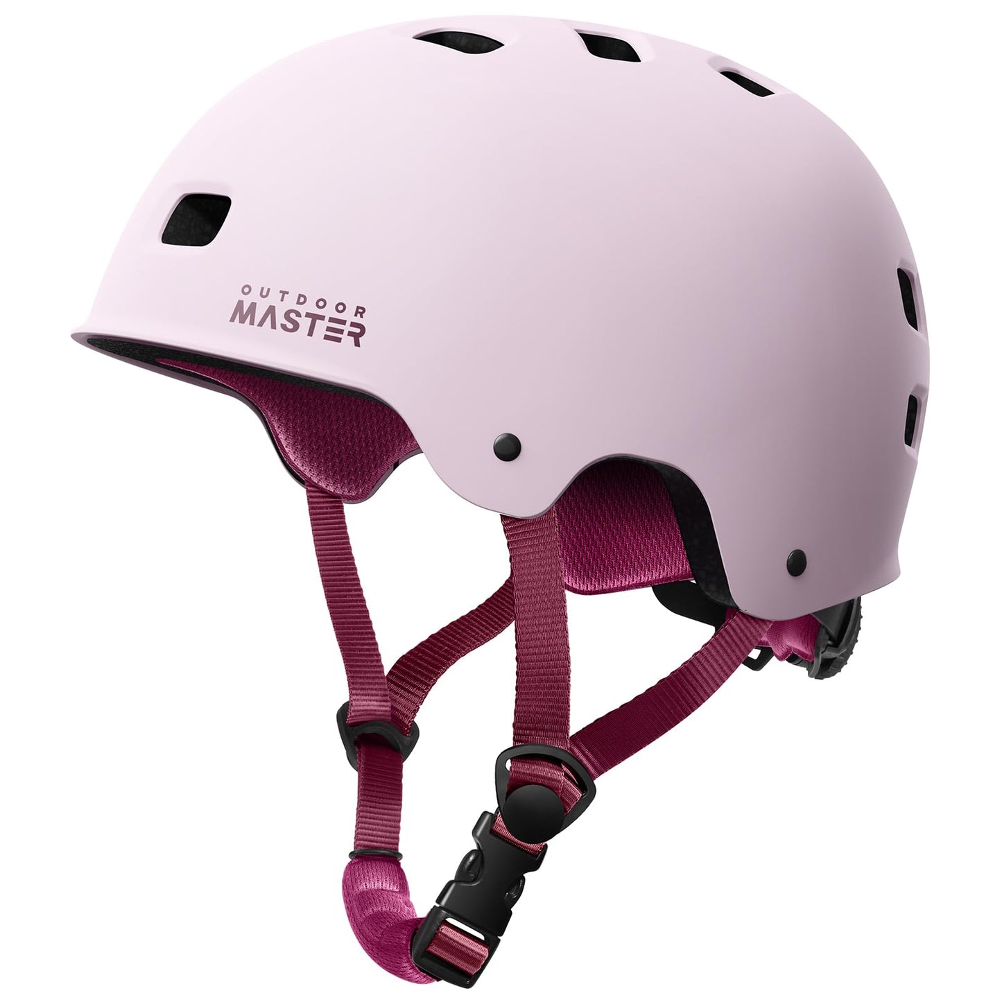 OutdoorMaster Skateboard Cycling Helmet - Two Removable Liners Ventilation Multi-Sport Scooter Roller Skate Inline Skating for Kids, Youth & Adults