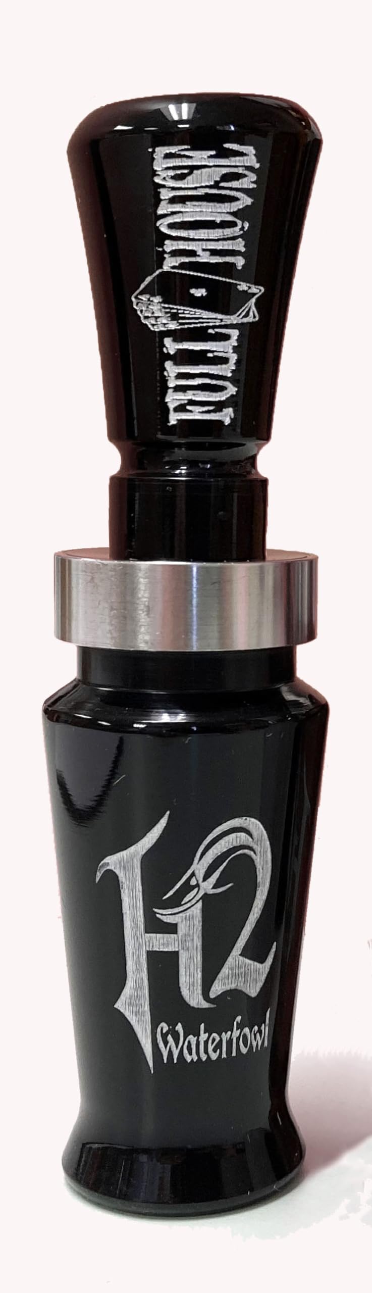Haydel's Game Calls Inc. H2FH - Full House Duck Call Acrylic Mallard Duck Call (Single Reed, Black)