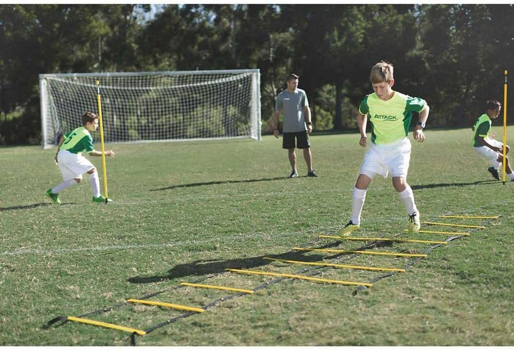SKLZ Speed and Agility Ladder - Training Equipment for Athletes - Improve Coordination, Footwork, and Quickness - Ideal for Soccer, Football, and Fitness Workouts