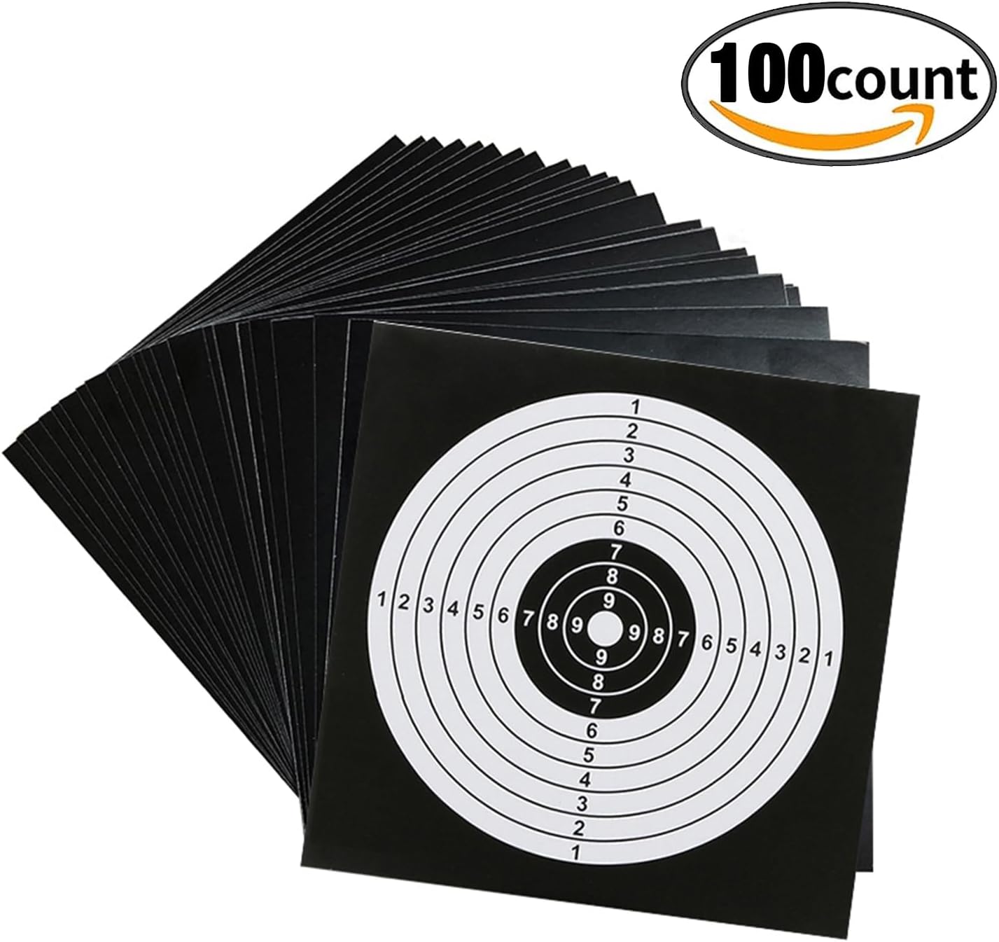 Atflbox BB Gun Trap with 50pcs Paper Target Bullet Catcher Shooting Target for Airsoft, Pellet, Rifle