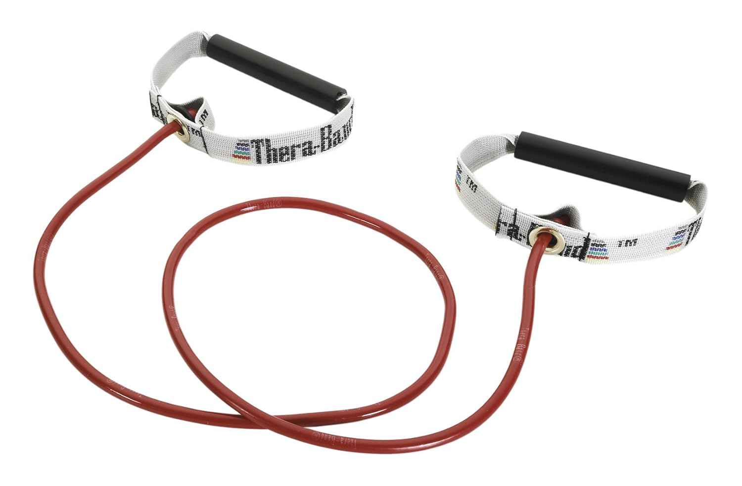 Extra Heavy THERABAND Resistance Tubes - 48 Inch Latex Elastic for Exercise & Rehab