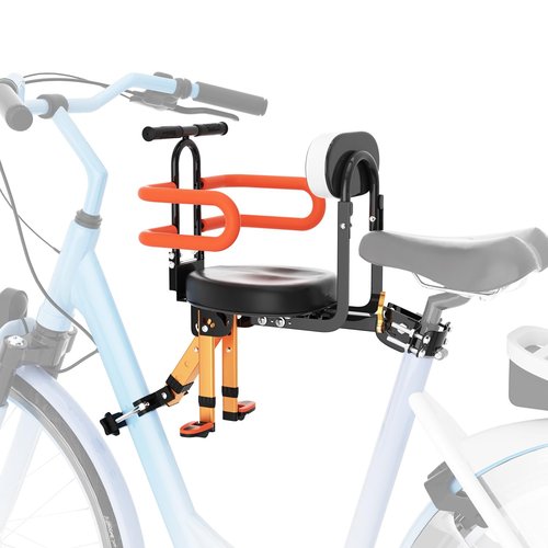 OUSEXI Child Bike Seat Front Mounted,Retractable Toddler Bike Seat Suitable for Children 2~6 Years
