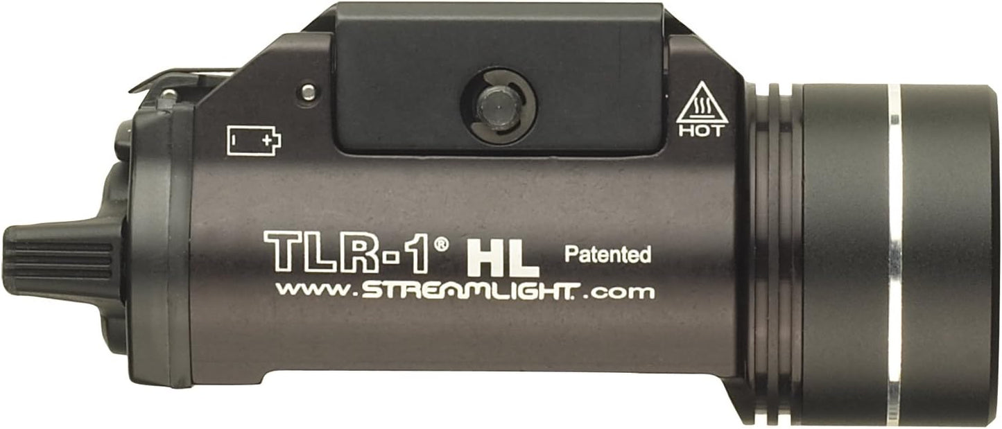 Streamlight 69266 TLR-1 HL 1000-Lumen 20000 Candela Rail-Mounted Tactical Weapon Light with Specific Compatibility Rail Locating Keys, Flat Dark Earth